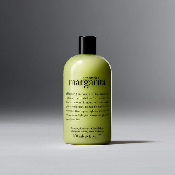senorita margarita shampoo, shower gel & bubble bath