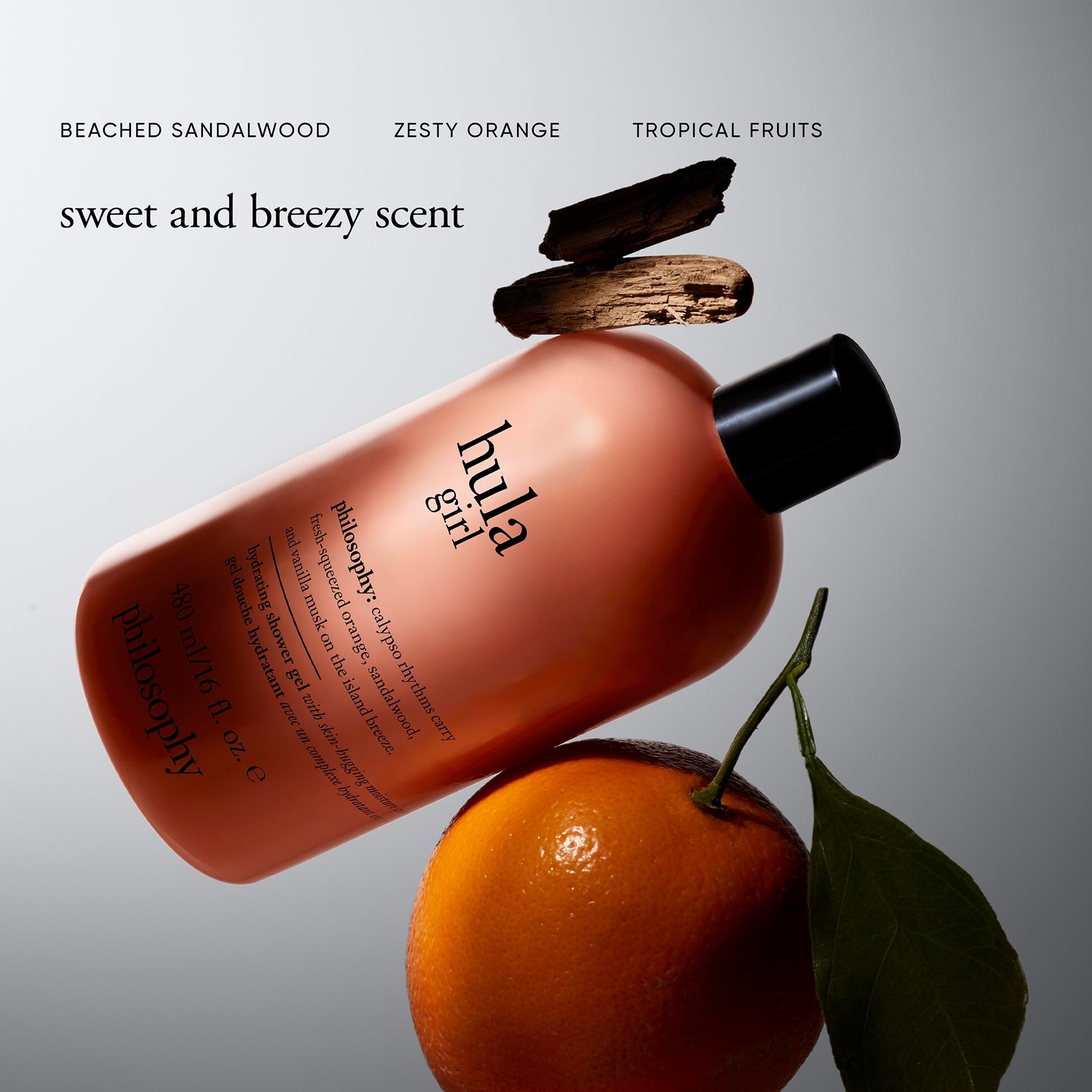 hula girl hydrating shower gel Philosophy UK